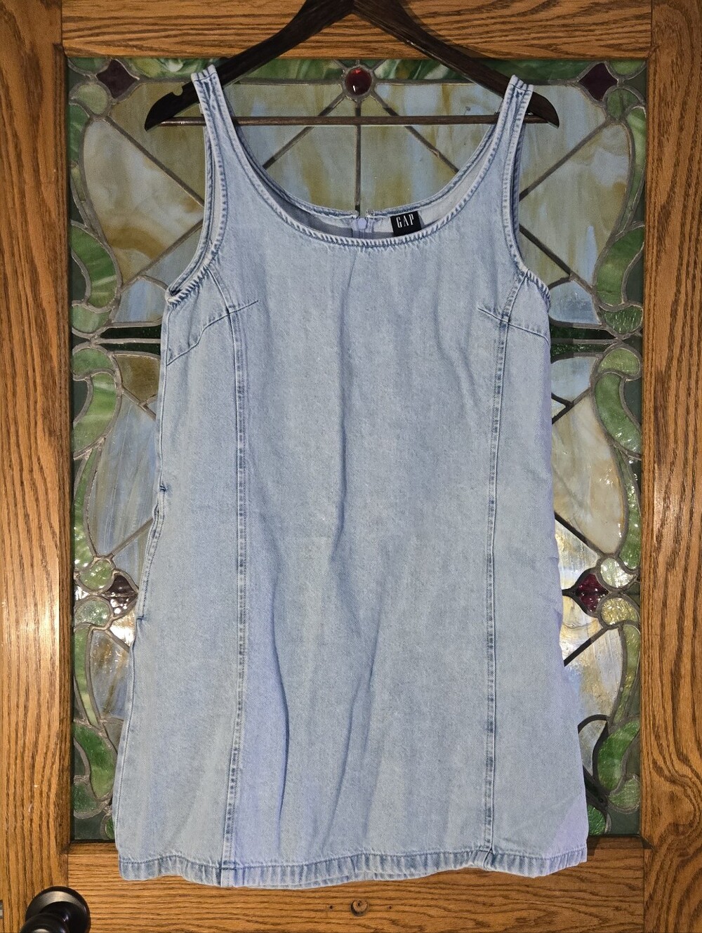 GAP Light Blue Denim Tank Dress - M